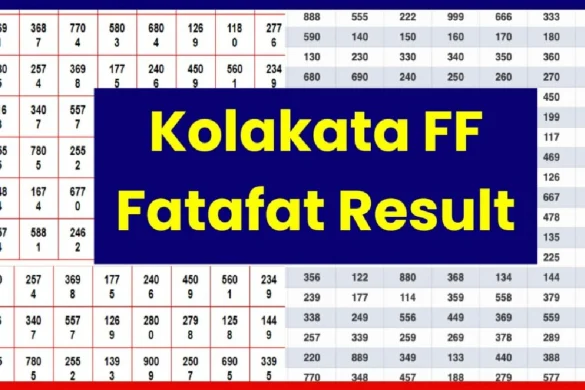 Kolkata Fatafat Result Today